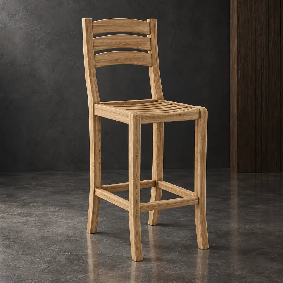 Mandalay bar chair, catalog card