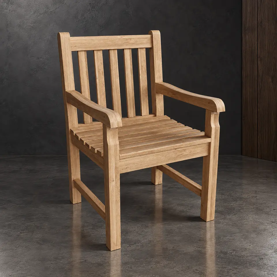 Classic dining armchair, catalog card