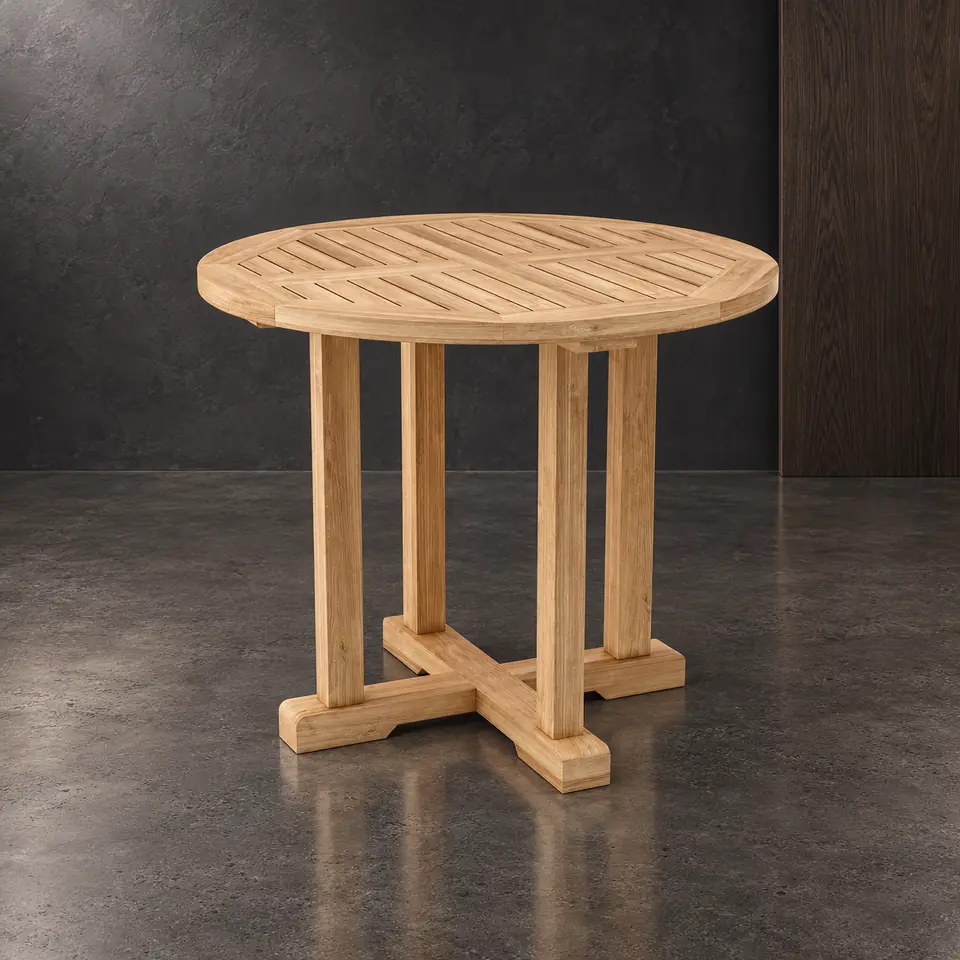 Montage folding bistro table, catalog card