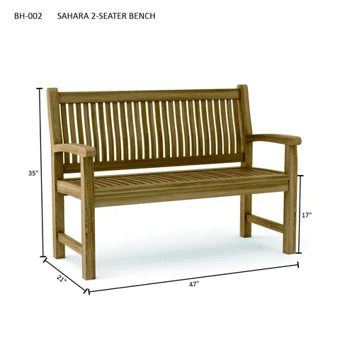Sahara 2-Seater Bench, Anderson product photo 4