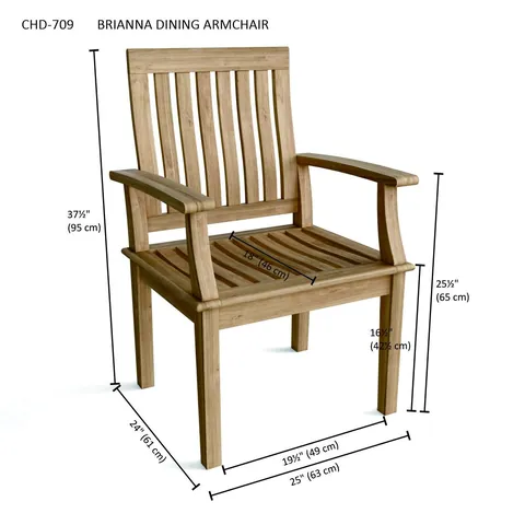 Brianna Dining Armchair, Anderson product photo 3