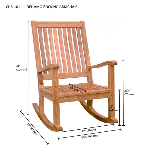 Del-Amo Rocking Armchair, Anderson product photo 5