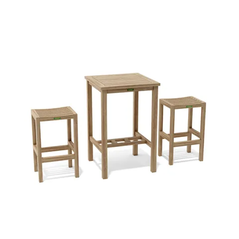 Bahama Montego 3-Piece Square Bar Set, Anderson product photo 3