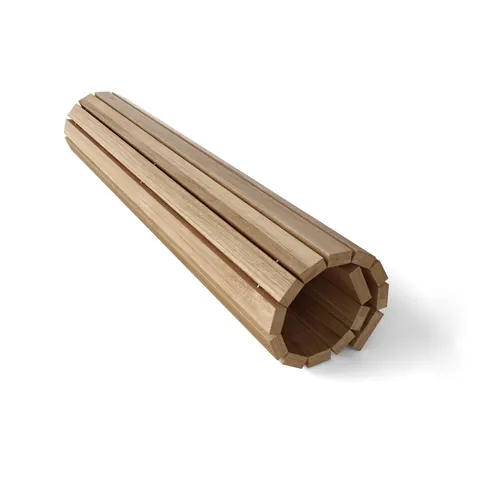 Teak Shower Mat Roll-Up