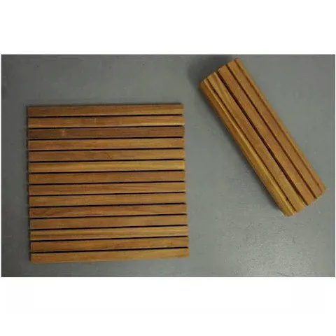 Teak Shower Mat Roll-Up, Anderson product photo 2