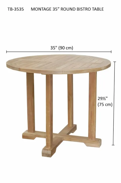 Montage Round Folding Bistro Table, Anderson product photo 5
